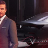 David Beckham là người đầu tiên trải nghiệm xe VinFast tại Paris Motor Show 2018