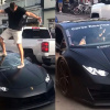 Siêu xe Lamborghini Huracan gặp hoạ vì gã trai khoe mẽ trước đám đông
