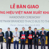 Mốc son cho ngành công nghiệp ô tô: 15 xe bus THACO xuất khẩu sang Philippines