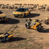 Honda ra mắt bộ sưu tập xe mạ vàng cực độc, có cả xe cắt cỏ