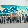 Piaggio Việt Nam ra mắt bức tranh tường với nét văn hoá kết hợp giữa Ý - Việt Nam