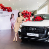 Ca sĩ Lệ Quyên trở thành một trong những khách hàng đầu tiên tại Việt Nam nhận xe Audi Q8