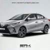 Xem trước Toyota Yaris 2021 facelift sedan qua ảnh dựng