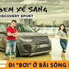 Đem xế sang Land Rover Discovery Sport đi "bơi" ở bãi sông Hồng