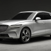Genesis GV70 electric 2022: SUV chạy hoàn toàn bằng điện đối đầu BMW iX3, Tesla Model Y