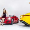 Á hậu Huyền My “thả dáng” cùng cặp đôi Jaguar F-TYPE mới