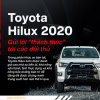 Toyota Hilux 2020: Gửi lời "thách thức" tới các đối thủ