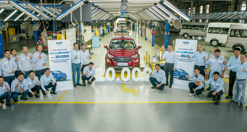 Ford EcoSport xuất xưởng chiếc thứ 20.000 tại thị trường Việt Nam