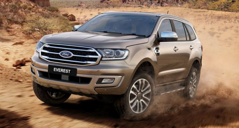 Ford Everest phiên bản mới sắp về Việt Nam?