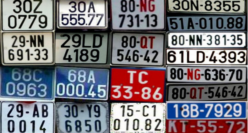 Khám phá những ký hiệu đặc biệt trên biển số xe ở Việt Nam