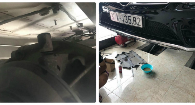 Mercedes-Benz GLC bị lọt nước vào cầu trước, chủ xe "lo sốt vó", nguy cơ mất cả trăm triệu đồng