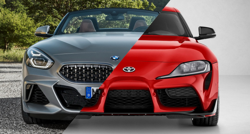 Toyota Supra so găng BMW Z4: Đứa con lai và người anh em thuần huyết