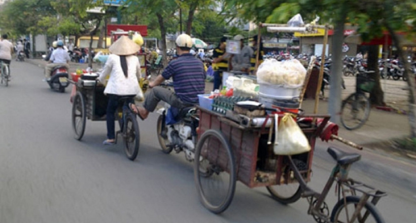 Kéo, đẩy xe khác trên đường có bị xử phạt hay không? Mức phạt bao nhiêu?