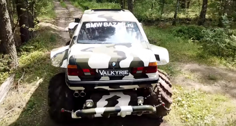 Thuê xe 'khủng long bạo chúa' BMW 7-Series leo đèo lội suối chỉ vài trăm USD