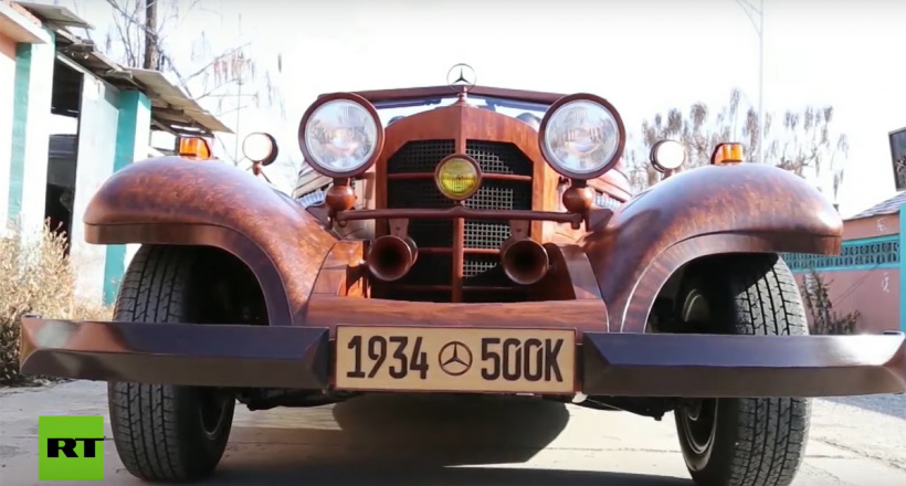 Chiêm ngưỡng chiếc Mercedes-Benz do nghệ nhân chế tạo bằng gỗ đẹp miên man