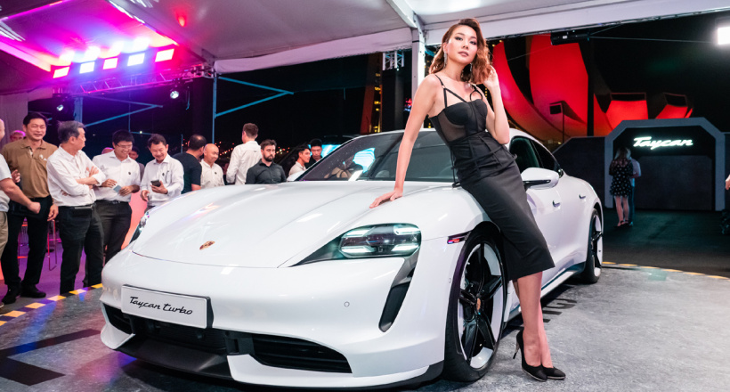 Porsche ra mắt dòng xe thuần điện Taycan tại Châu Á - Thái Bình Dương