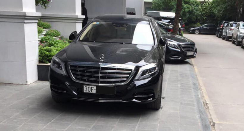 Mercedes-Maybach S600 Pullman thứ 2 tại Việt Nam đã ra biển trắng
