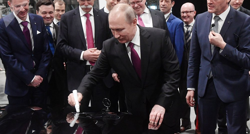 Hành động thể hiện sự quan tâm đặc biệt của ông Putin dành cho ngành công nghiệp ô tô