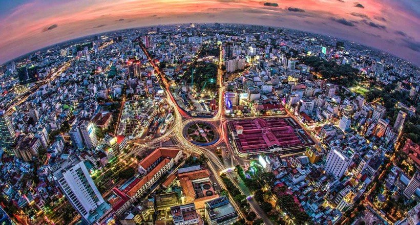 Sài Gòn - Những góc nhìn "cực lạ" từ trên cao