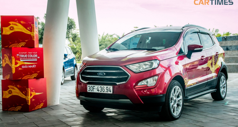 Mẫu crossover Ford EcoSport đa sắc màu trong cuộc thi Paint Your “True Color"