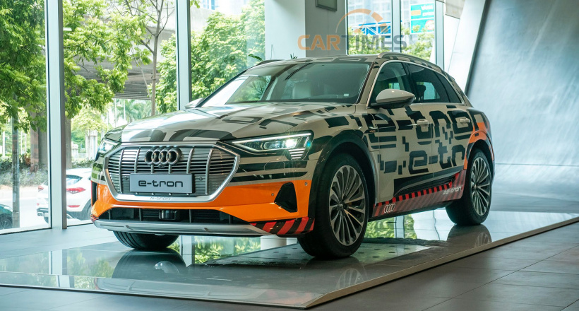 Cận cảnh xe điện Audi e-tron duy nhất tại Việt Nam: thiết kế thể thao và đầy ắp công nghệ