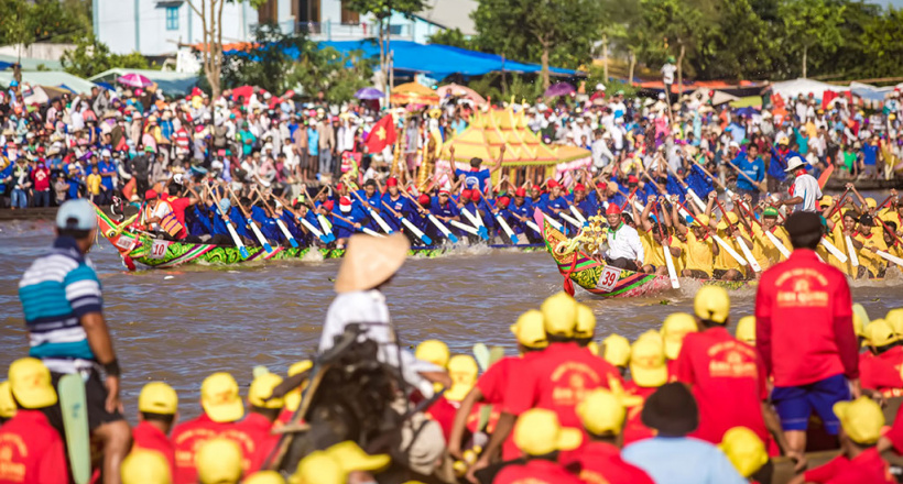 Xuôi phương Nam đón lễ hội Khmer mùa nước nổi