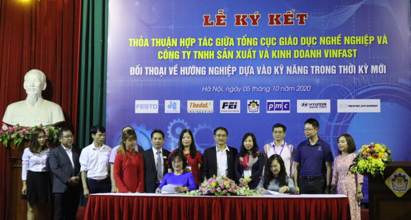 VinFast là doanh nghiệp đủ điều kiện cấp chứng chỉ kĩ năng nghề cấp quốc gia tại Việt Nam