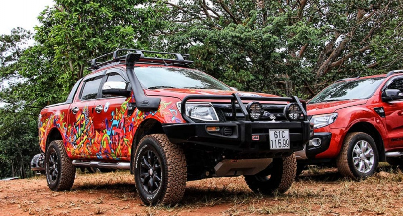 Ô tô độ thêm cản, lắp lốp địa hình khi lưu thông trên đường có bị phạt không?