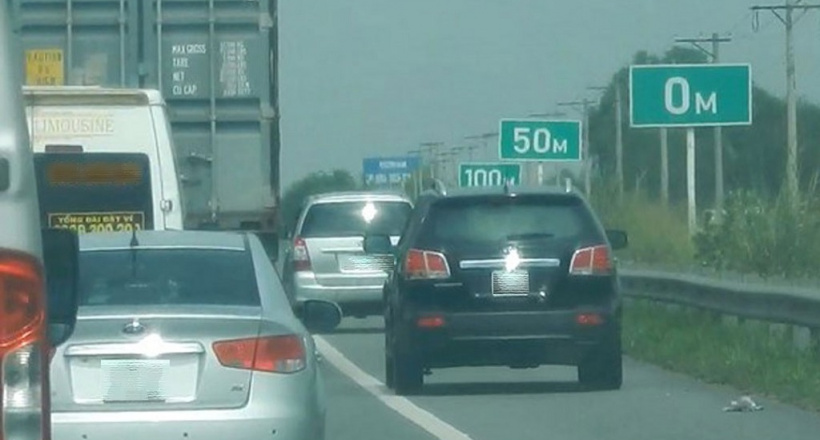 Tái phạm việc che biển số trên cao tốc có thể bị phạt tới 40 triệu