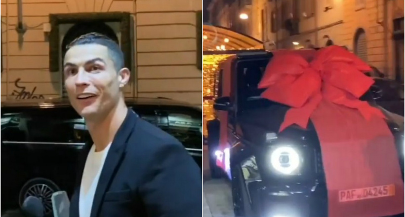 Cristiano Ronaldo nhận quà sinh nhật "cực độc" từ bạn gái - siêu SUV Brabus G V12 900