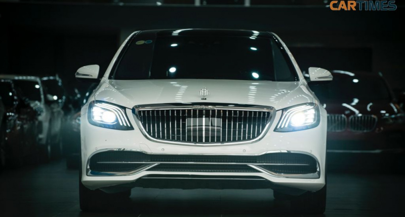 Một chiếc Mercedes-Benz S-450 L được rao bán trên thị trường xe cũ, vẻ ngoài được độ đẳng cấp