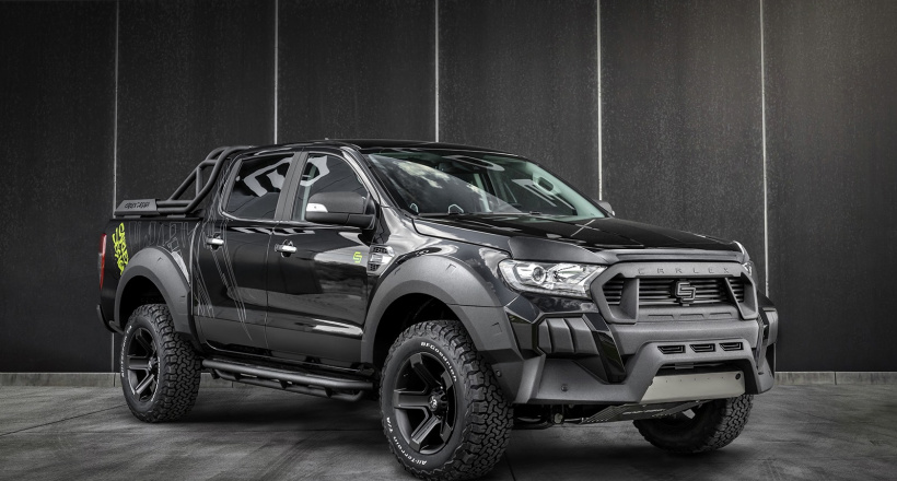 Mẫu bán tải Ford Ranger độ Carlex Design khiến người anh em Raptor còn thấy bé nhỏ