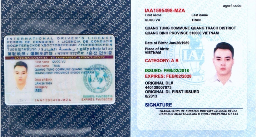 Quy định về sử dụng giấy phép lái xe quốc tế tại Việt Nam
