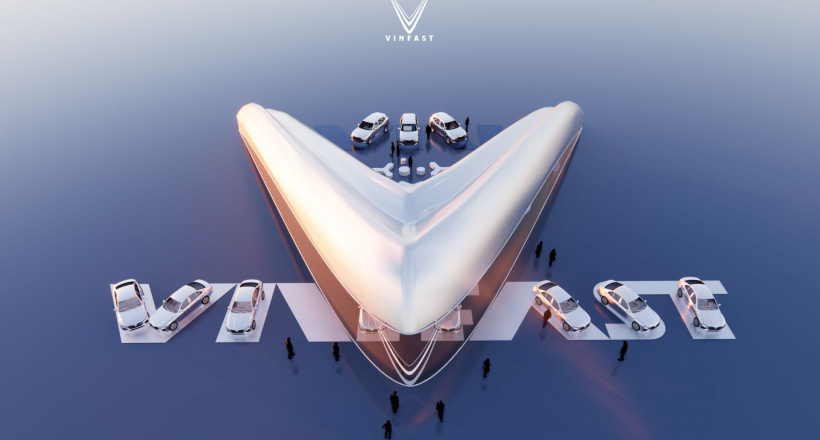 VinFast công bố giải nhất trong cuộc thi thiết kế showroom với gần 1.000 tác phẩm