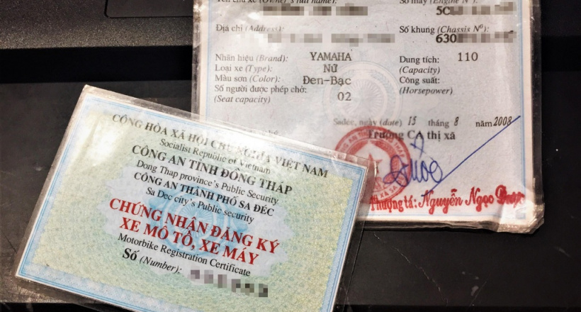 Bị mất giấy đăng ký xe máy có làm lại được không?
