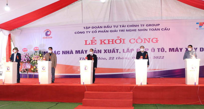 Khởi công Cụm các nhà máy sản xuất, lắp ráp ô tô, máy xây dựng tại Thanh Hóa