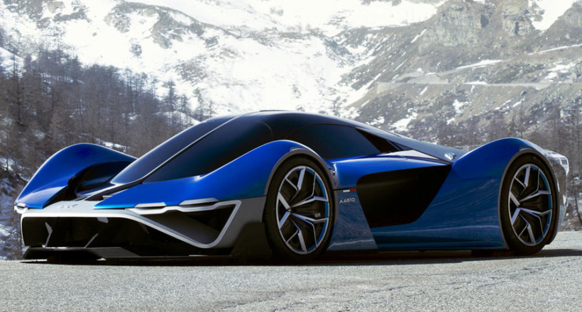 Alpine A4810 Concept 2035: Siêu xe chạy bằng nhiên liệu hydro của tương lai