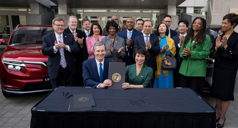 VinFast nhận khoản ưu đãi 1,2 tỷ USD cho dự án nhà máy tại Bắc Carolina