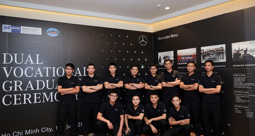 Mercedes-Benz tổ chức lễ tốt nghiệp đào tạo nghề cho kỹ thuật viên tương lai
