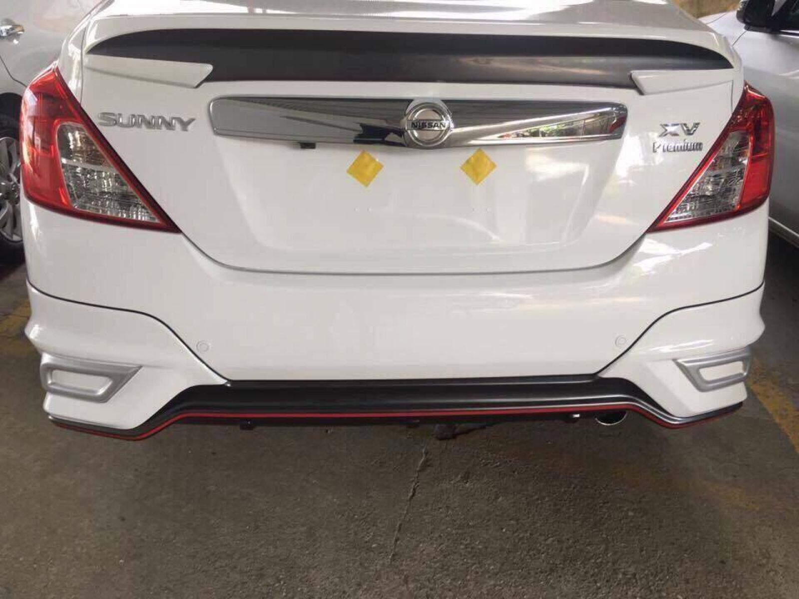 Thiết kế đuôi xe Nissan Sunny facelift