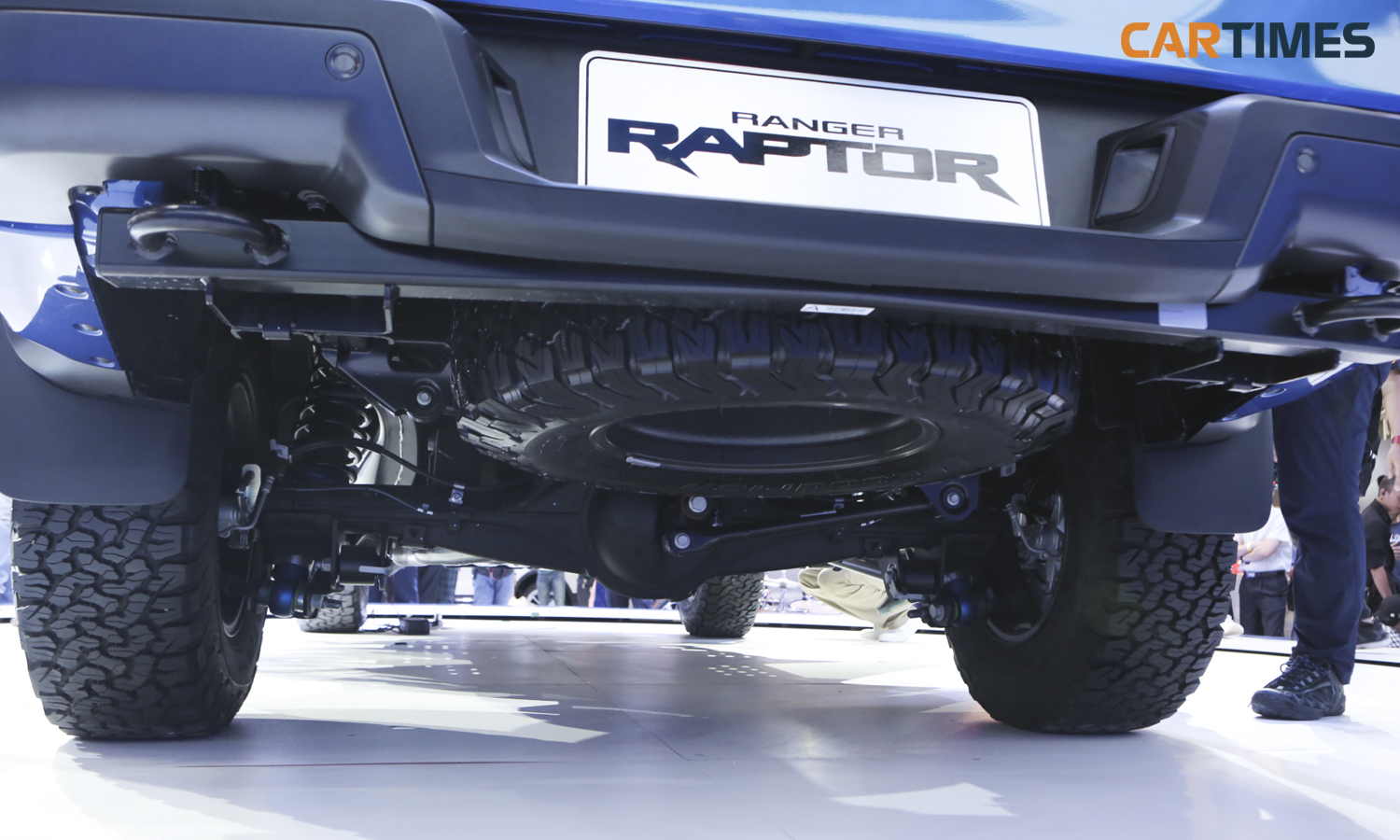 Gầm xe Ford Ranger Raptor 2018