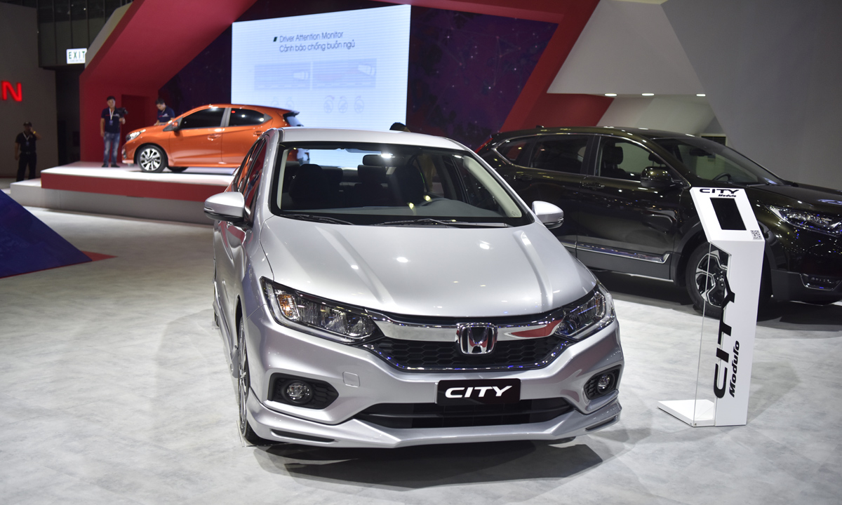 Honda City xuất hiện với diện mạo mới tại VMS 2018