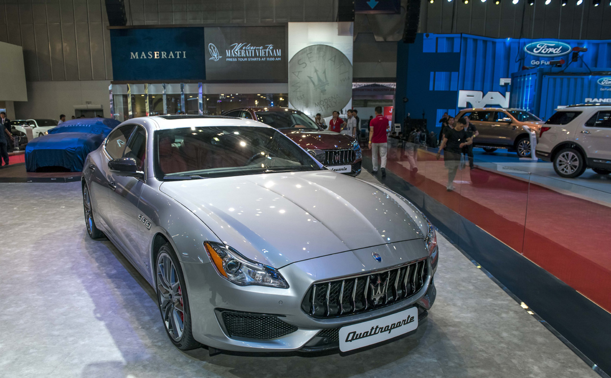 Quattroporte GTS là dòng xe đầu tiên của Maserati ứng dụng công nghệ Điều khiển thân xe tích hợp (IVC)