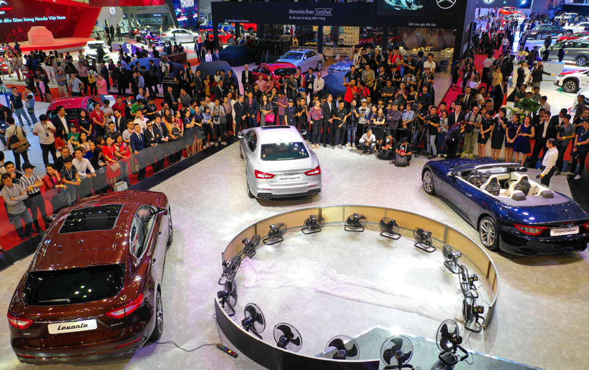 Dàn xe Maserati tại VMS 2018