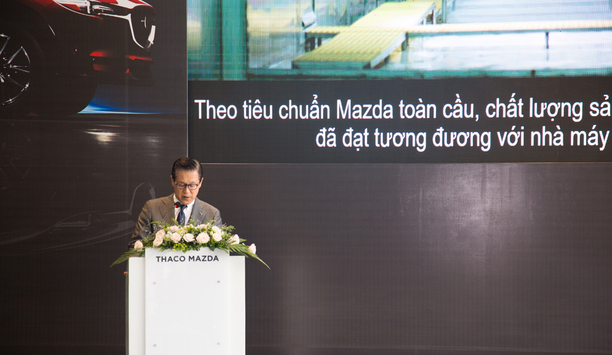 Ông NiiNai - Giám đốc Điều hành Mazda khu vực Đông Nam Á khẳng định Thaco Mazda đã trở thành thành viên của Tập đoàn Mazda