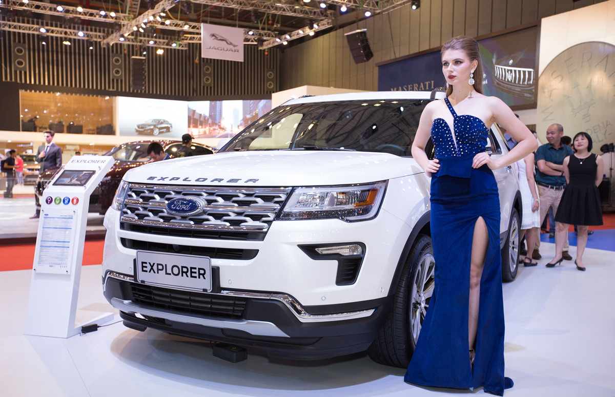Xe  Ford Explorer tại VMS 2018