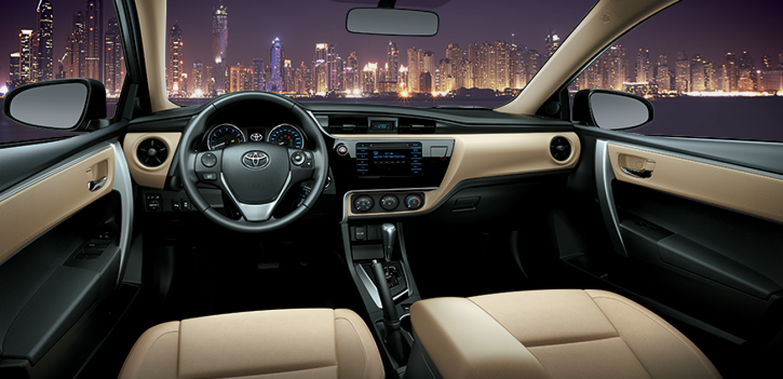 Nội thất xe Toyota Corolla Altis bản 1.8E CVT
