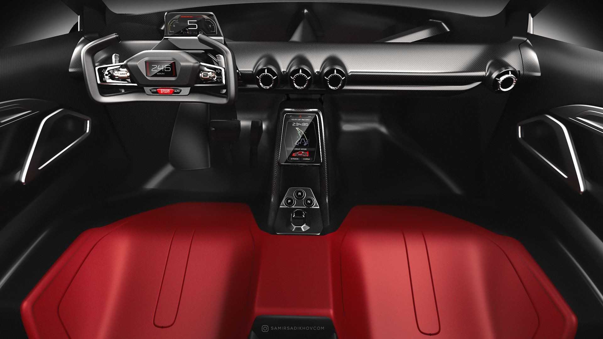 Thiết kế của Ferrari F40 phiên bản hiện đại