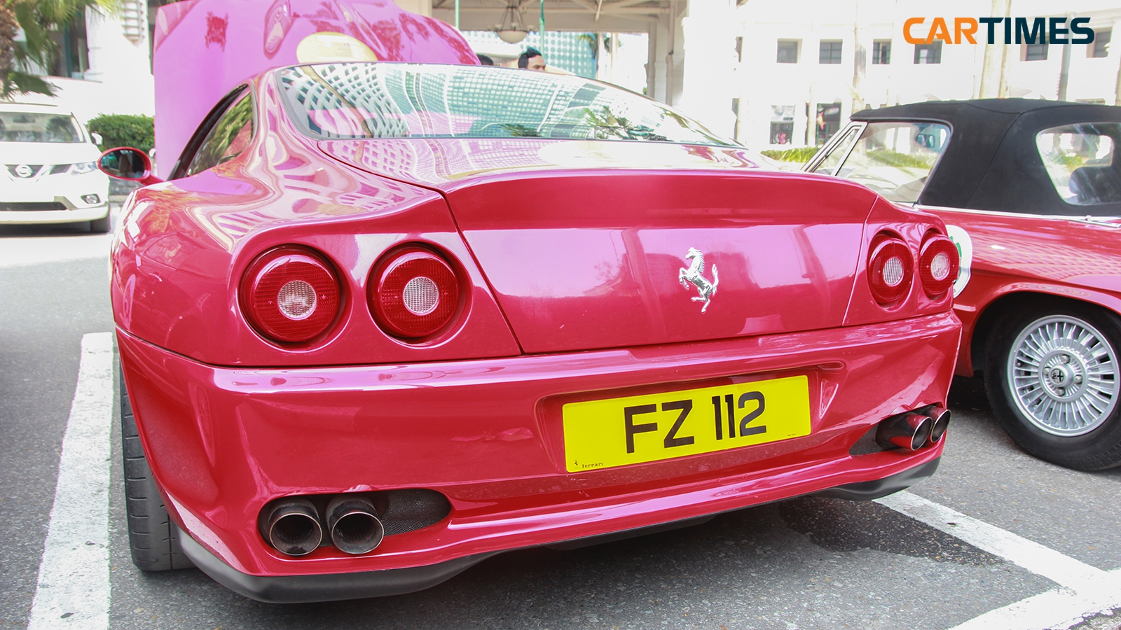 Thiết kế đuôi xe Ferrari 550 Maranello