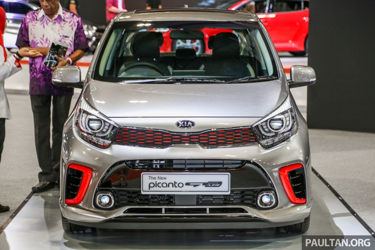 Thiết kế đầu xe Kia Morning GT-Line